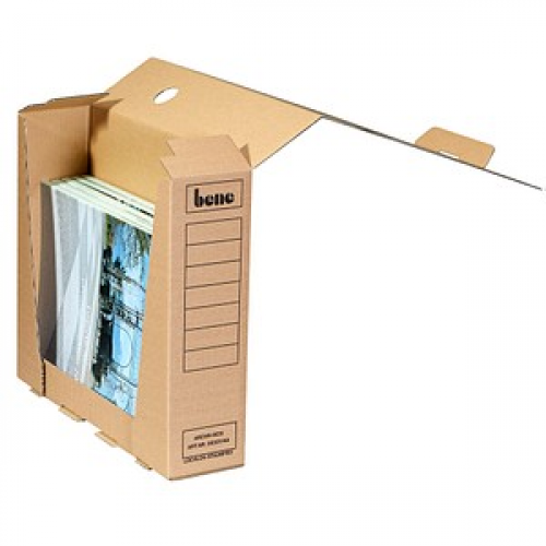 20 bene Archivboxen braun 8,0 x 29,0 x 33,0 cm