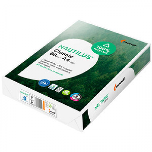 NAUTILUS® Recyclingpapier Classic DIN A4 80 g/qm 500 Blatt