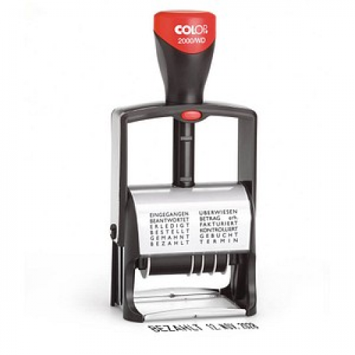 COLOP Datumstempel mit Text Classic Line 2000/WD selbstfärbend schwarz