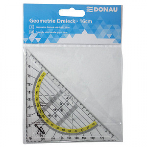 DONAU Geometrie-Dreieck 16,0 cm