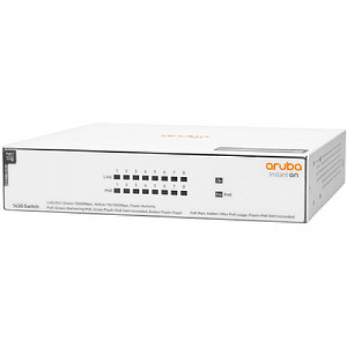 HPE Networking Instant On 1430 8G Class4 PoE Switch 8-fach