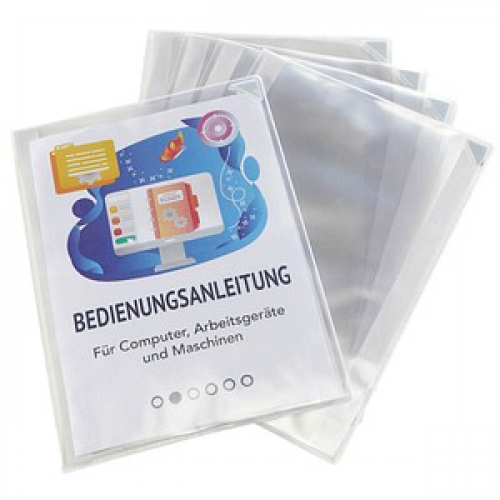 tarifold Dokumentenhüllen selbstklebend Kang easy clic transparent A4, 5 St.