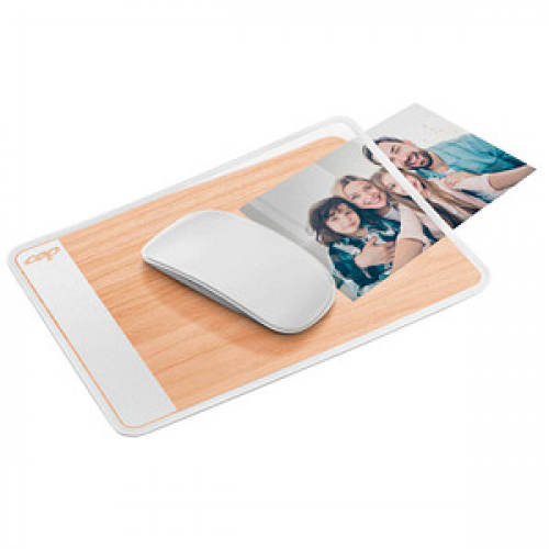 cep Mousepad weiß/buche