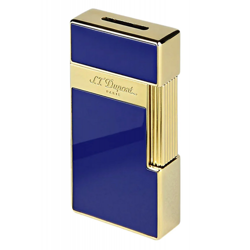 S.T. Dupont 025005 Feuerzeug Big D blau/gold