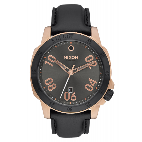 Nixon A508 2308 Ranger Leather Rose Gold Herrenuhr