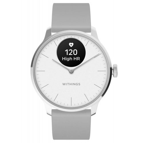 Withings HWA11-Model 3-All-Int Damenuhr ScanWatch Light silber/grau