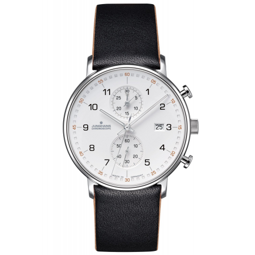 Junghans 41/4771.00 Herrenuhr Chronoscope Form C