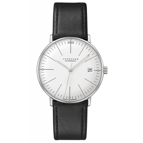 Junghans 27/4105.02 max bill Armbanduhr Kleine Automatic Schwarz/Silberfarben