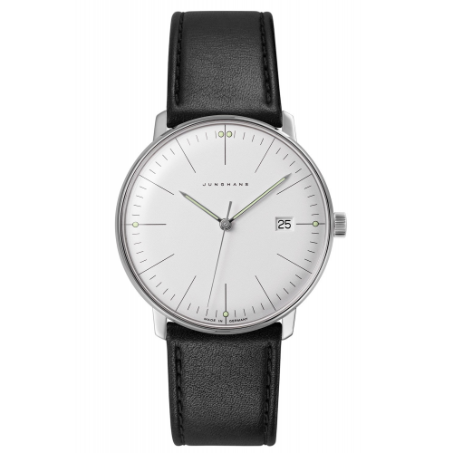 Junghans 41/4817.02 max bill Quarz Armbanduhr mit Saphirglas