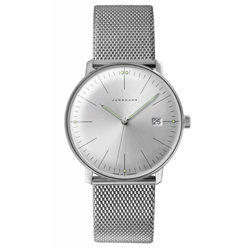 Junghans 41/4463.46 max bill Armbanduhr mit Saphirglas