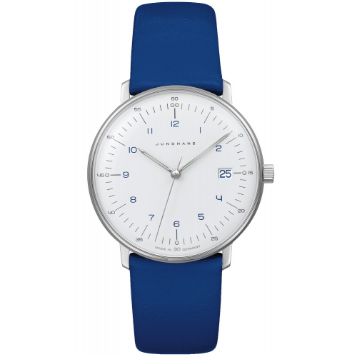 Junghans 47/4540.02 max bill Damenuhr Blau