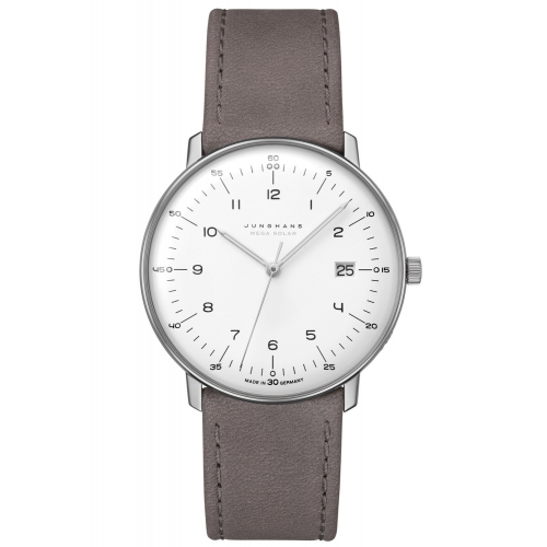 Junghans 59/2021.02 max bill Herren-Funkuhr Mega Solar Titan