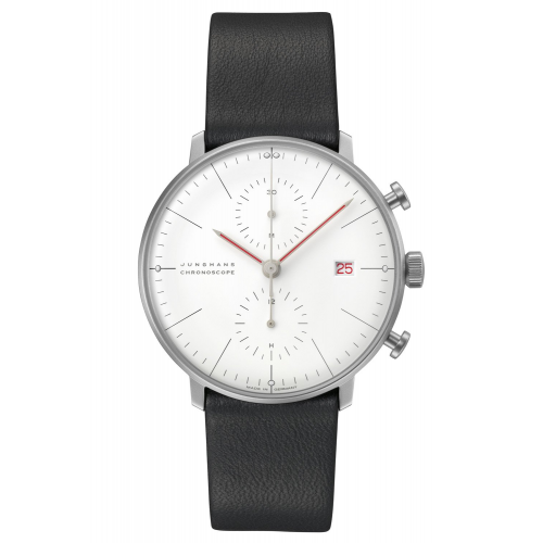 Junghans 27/4303.02 max bill Chronoscope Bauhaus Herrenuhr