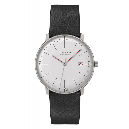 Junghans 59/2326.02 max bill Herren-Funkuhr Mega Solar Bauhaus