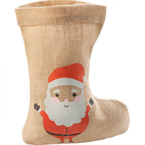 folia Nikolausbeutel Weihnachtsmann Stiefel 20,0 x 33,0 cm 10 St.