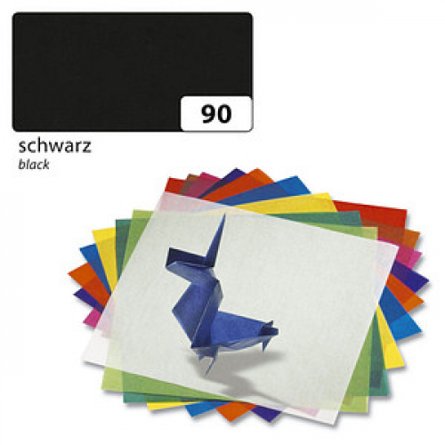 folia Transparentpapier schwarz 42 g/qm 25 St.