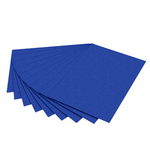 folia Tonpapier blau 130 g/qm 50 St.