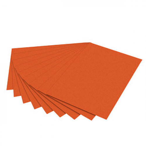 folia Tonpapier orange 130 g/qm 50 St.