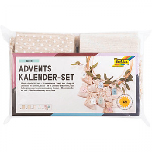 folia Adventskalender basic natur