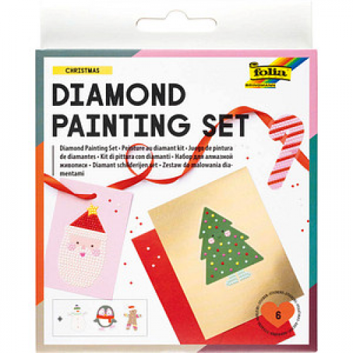 folia Diamond Painting Christmas mehrfarbig