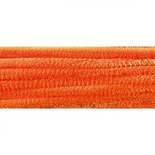 folia Pfeifenreiniger orange Chenilledraht Ø 8,0 mm 10 St.