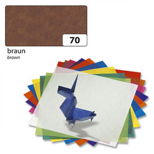 folia Transparentpapier braun 42 g/qm 25 St.