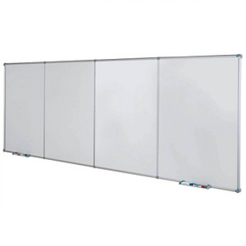 MAUL Whiteboard MAULpro Endlos-Whiteboard Anfangs & Endmodul 90,0 x 120,0 cm weiß kunststoffbeschichteter Stahl