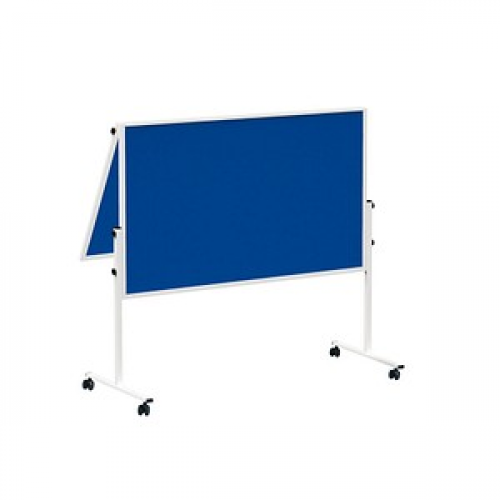 MAUL Moderationswand MAULsolid, klappbar 120,0 x 150,0 cm blau