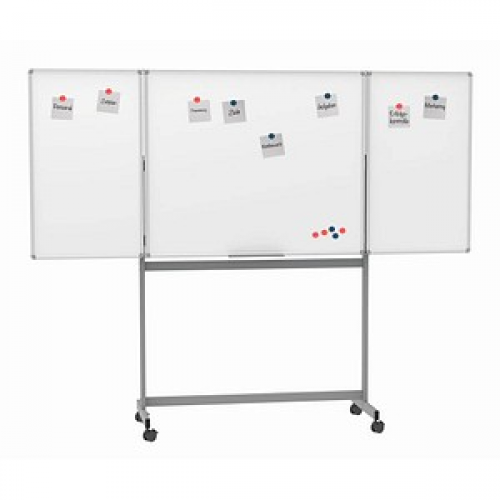 MAUL mobiles Whiteboard MAULstandard 120,0 x 100,0 cm weiß kunststoffbeschichteter Stahl