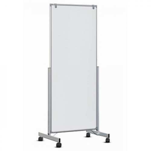 MAUL mobiles Whiteboard MAULpro easy2move 75,0 x 180,0 cm weiß kunststoffbeschichteter Stahl