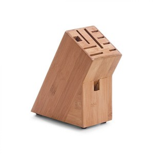 Zeller Messerblock Bamboo braun