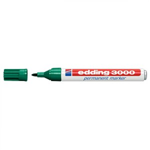 edding 3000 Permanentmarker grün 1,5 - 3,0 mm, 1 St.