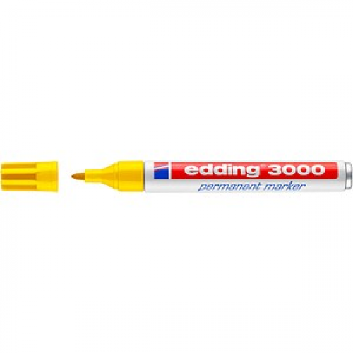 edding 3000 Permanentmarker gelb 1,5 - 3,0 mm, 1 St.