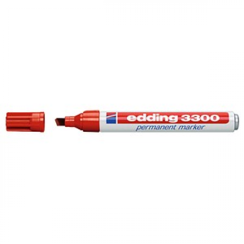 edding 3300 Permanentmarker rot 1,0 - 5,0 mm, 1 St.