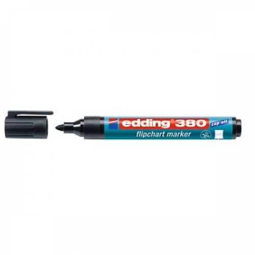 edding 380 Flipchart-Marker schwarz 1,5 - 3,0 mm, 10 St.