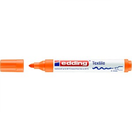 edding 4500 Textilmarker orange 2,0 - 3,0 mm, 1 St.