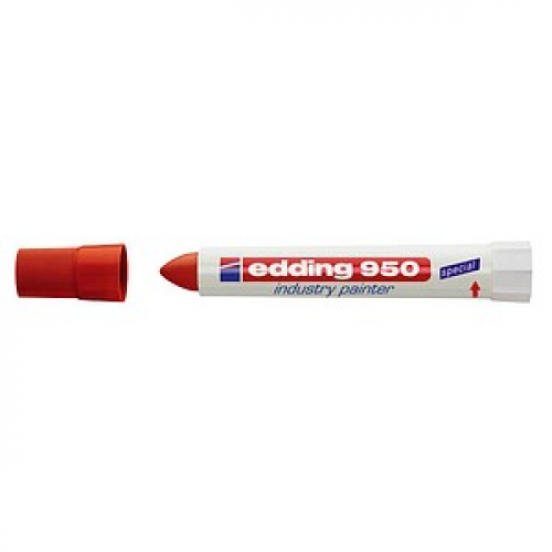 edding 950 Industriemarker rot 10,0 mm, 1 St.