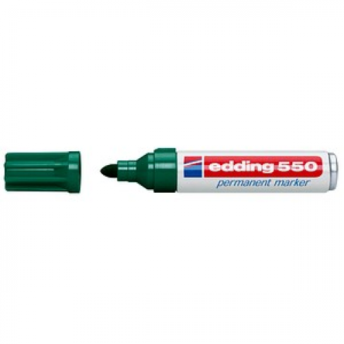 edding 550 Permanentmarker grün 3,0 - 4,0 mm, 1 St.