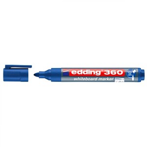 edding 360 Whiteboard-Marker blau 1,5 - 3,0 mm, 10 St.