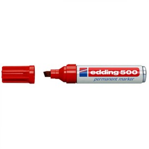 edding 500 Permanentmarker rot 2,0 - 7,0 mm, 1 St.