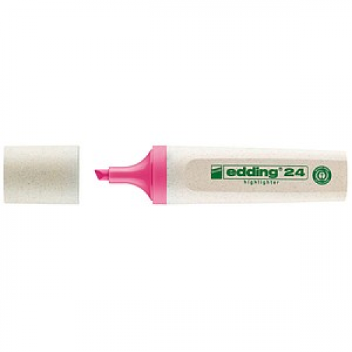 edding Highlighter 24 EcoLine Textmarker rosa, 1 St.