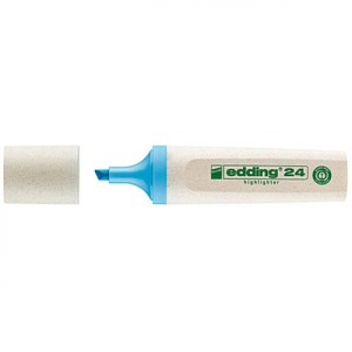 edding Highlighter 24 EcoLine Textmarker blau, 1 St.