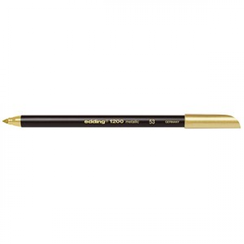 edding 1200 metallic colourpen Filzstift gold, 1 St.