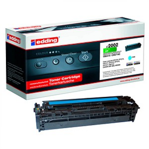 edding EDD-2002  cyan Toner kompatibel zu HP 125A; Canon 716 C(CB541A; 1979B002AA)