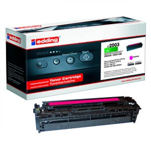 edding EDD-2003  magenta Toner kompatibel zu HP 125A; Canon 716 M(CB543A; 1978B002AA)