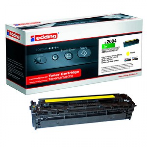 edding EDD-2004  gelb Toner kompatibel zu HP 125A; Canon 716 Y(CB542A; 1977B002AA)