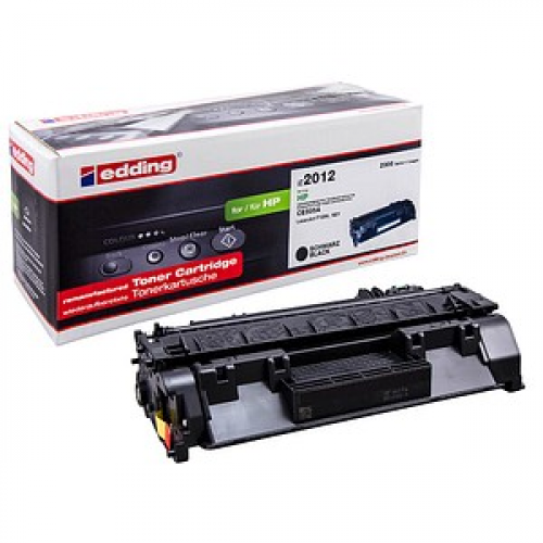 edding EDD-2012  schwarz Toner kompatibel zu HP 05A; Canon  719(CE505A;  3479B002AA)