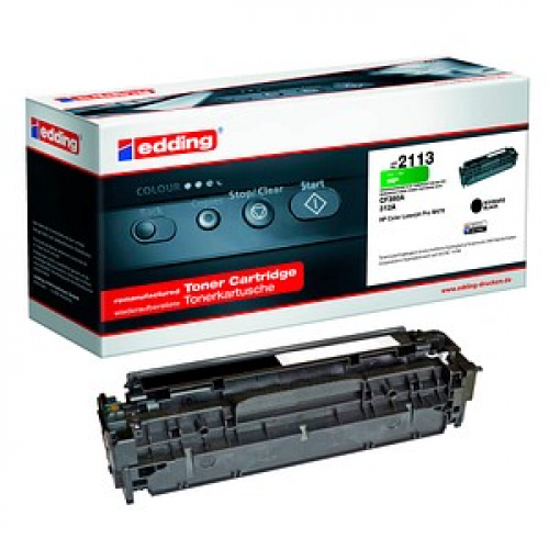 edding EDD-2113  schwarz Toner kompatibel zu HP 312A (CF380A)