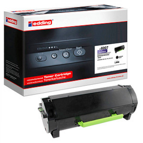 edding EDD-6007  schwarz Toner kompatibel zu LEXMARK 50F0XA0