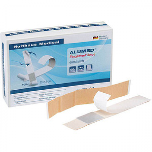 Holthaus Medical Fingerpflaster Alumed 40702 beige 2,0 x 12,0 cm, 100 St.